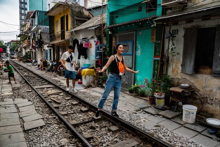 Hanoi's inner-city railway