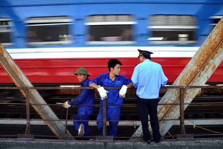 Hanoi's famous train street tour