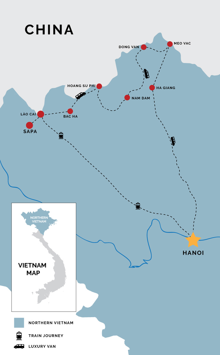 Opium Trail Tour Map