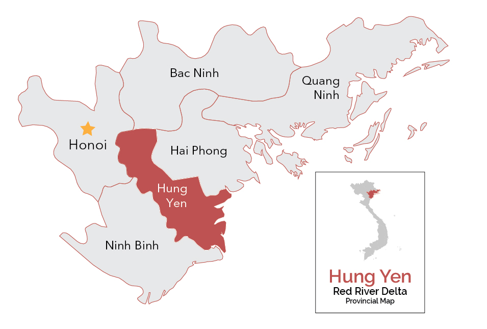 Hung Yen Province - 2025 Red River Delta map
