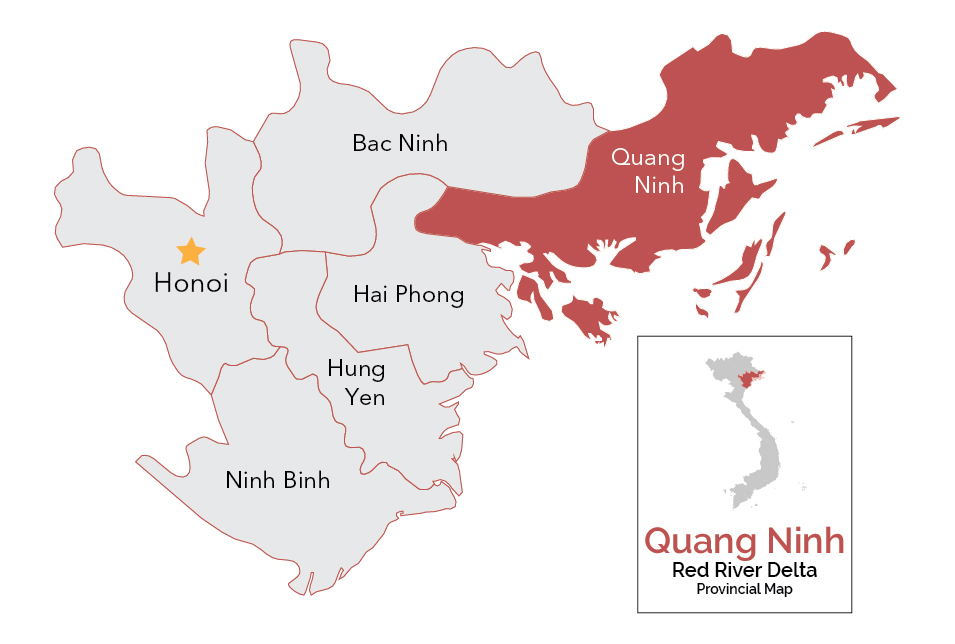 Qunag Ninh - 2025 Red River Delta Map